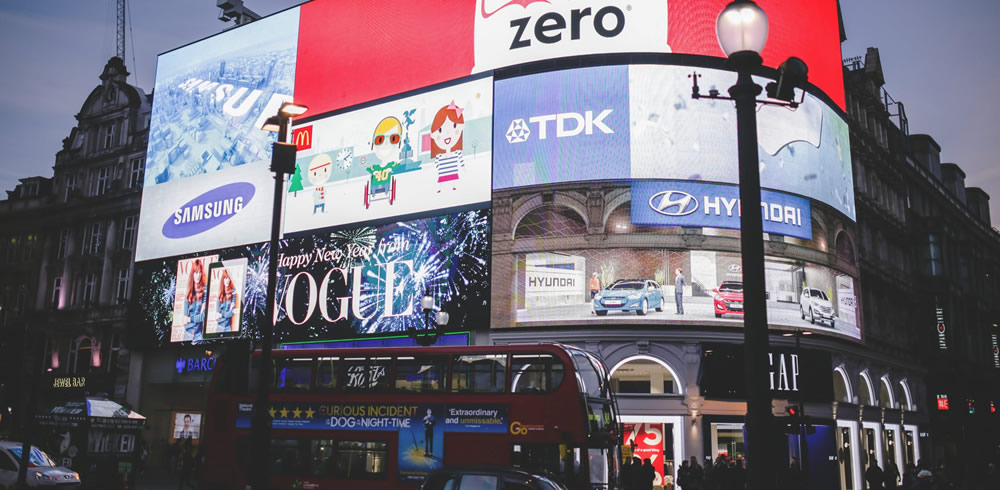 Annonser på vältrafikerade sajter